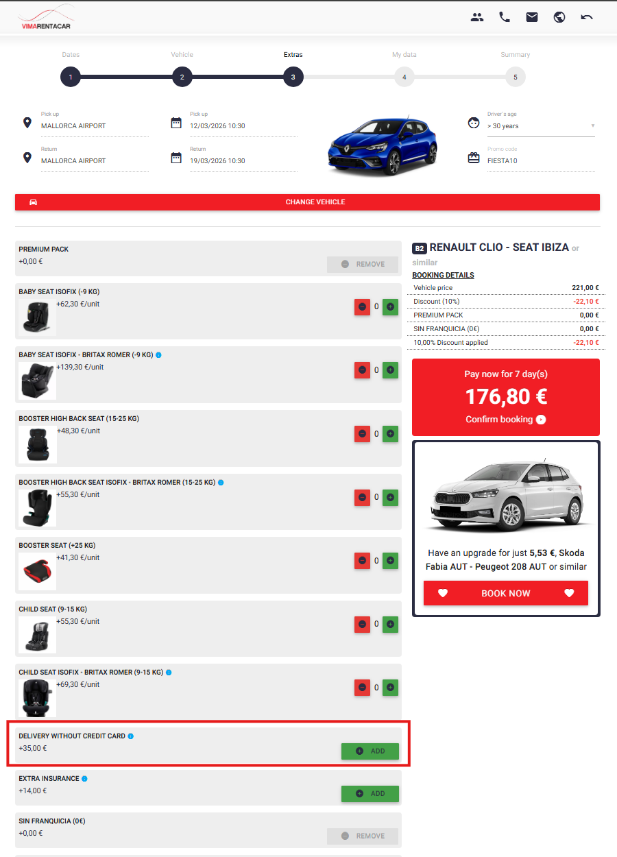 Extrák kiválasztása