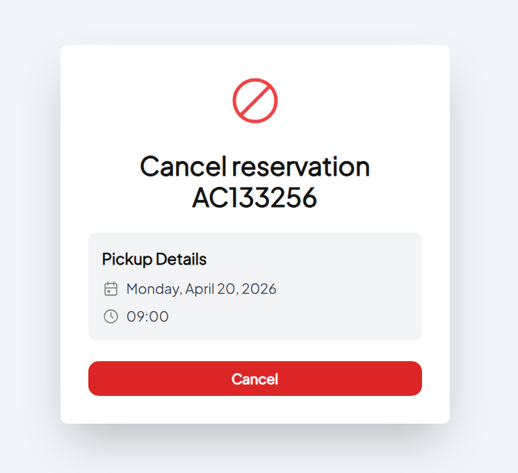 Cancel gombra kattintás