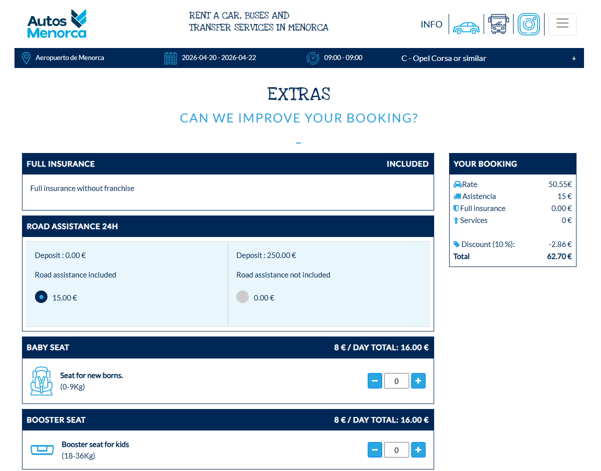 Extrák kiválasztása